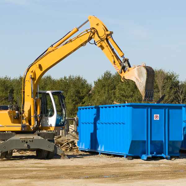 are there any restrictions on where a residential dumpster can be placed in Presque Isle Harbor Michigan